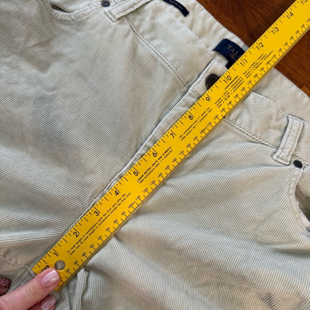 Women’s Talbots Tan Corduroy Pants signature ankle size 16 stretch - Picture 6 of 10